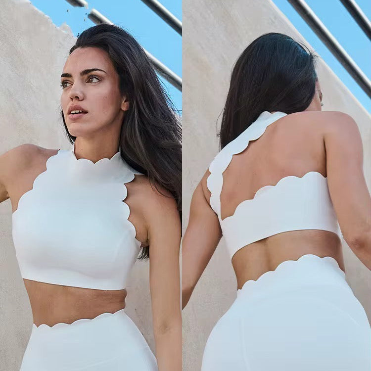 Brassière Flow col montant et dos asymétrique - maintien confortable