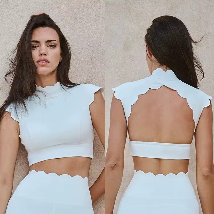 Top Flow manches courtes - Dos ouvert