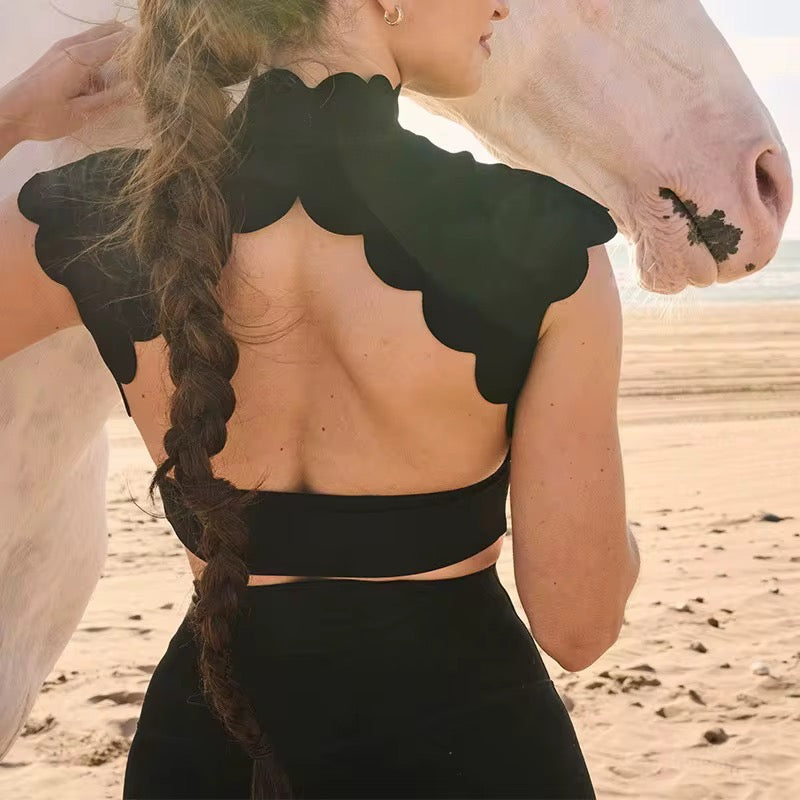 Top Flow manches courtes - Dos ouvert