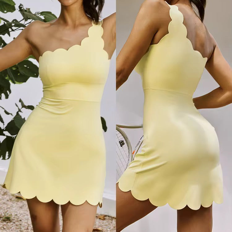 Robe Flow - Coupe asymétrique et évasée