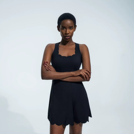 Robe Flow - Coupe évasée et dos croisé