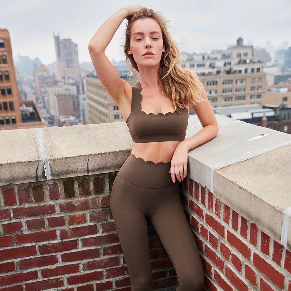 Brassière Flow - Col carré et dos croisé